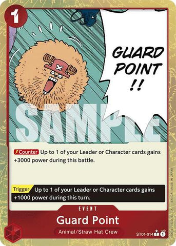 Guard Point (Textured) - (ST01-014) - Premium Booster -The Best- (Common)