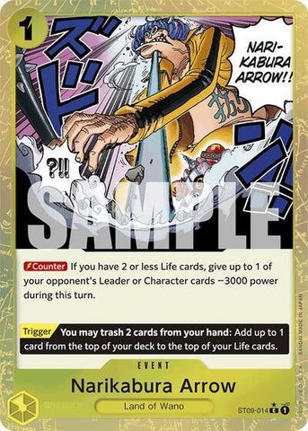 Narikabura Arrow (Textured) - (ST09-014) - Premium Booster -The Best- (Common)