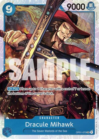 Dracule Mihawk (Reprint) - (OP01-070) - Premium Booster -The Best- (Super Rare)