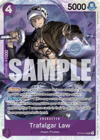 Trafalgar Law (Reprint) - (ST10-010) - Premium Booster -The Best- (Super Rare)
