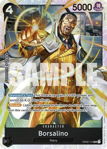 Borsalino (Reprint) - (OP02-114) - Premium Booster -The Best- (Super Rare)