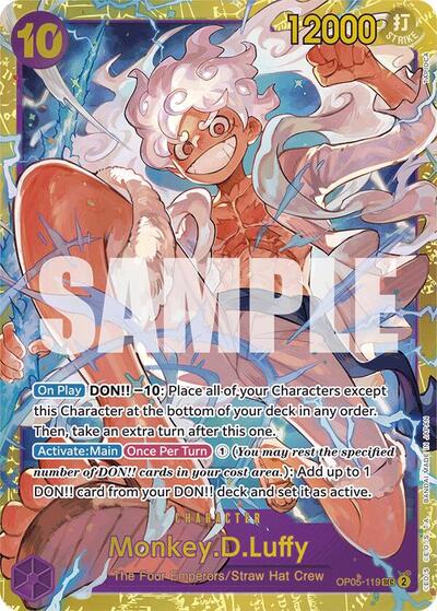 Monkey.D.Luffy (Reprint) - (OP05-119) - Premium Booster -The Best- (Secret Rare)