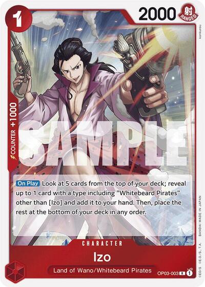 Izo (Reprint) - (OP03-003) - Premium Booster -The Best- - (Rare)