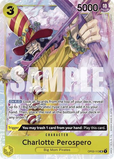 Charlotte Perospero (Reprint) - (OP03-113) - Premium Booster -The Best- - (Super Rare)