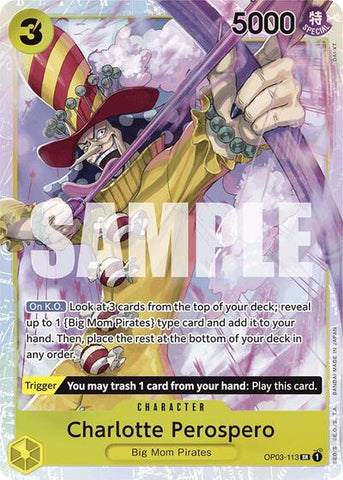 Charlotte Perospero (Reprint) - (OP03-113) - Premium Booster -The Best- (Super Rare)