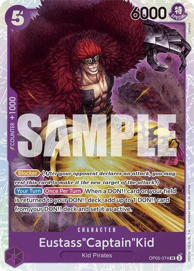 Eustass"Captain"Kid (Reprint) - (OP05-074) - Premium Booster -The Best- - (Super Rare)