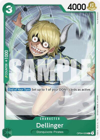 Dellinger (Reprint) - (OP04-029) - Premium Booster -The Best- (Common)