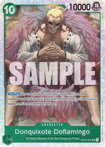Donquixote Doflamingo (Reprint) - (OP04-031) - Premium Booster -The Best- (Super Rare)