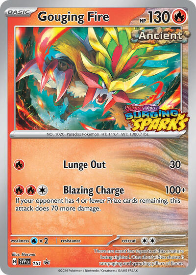 Gouging Fire - (151) - SV: Scarlet & Violet Promo Cards - (Promo)