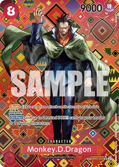 Monkey.D.Dragon - (OP07-015) - Emperors in the New World - (Super Rare)