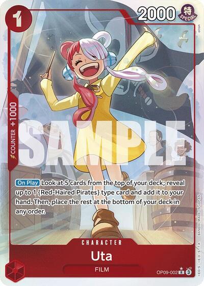 Uta (Parallel) - (OP09-002) - Emperors in the New World - (Rare)