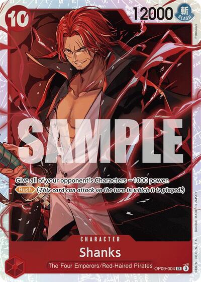 Shanks - (OP09-004) - Emperors in the New World - (Super Rare)