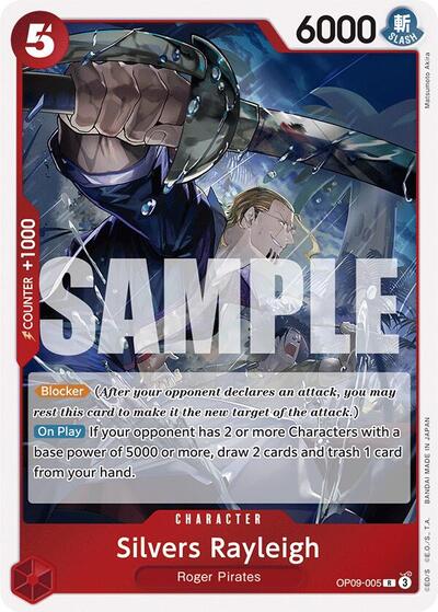 Silvers Rayleigh - (OP09-005) - Emperors in the New World - (Rare)