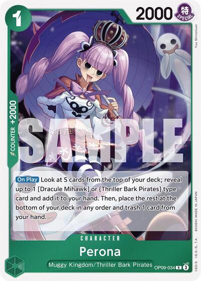 Perona - (OP09-034) - Emperors in the New World - (Rare)