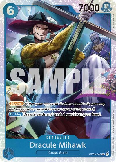 Dracule Mihawk - (OP09-048) - Emperors in the New World - (Super Rare)