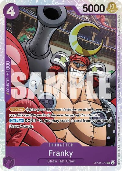 Franky - (OP09-072) - Emperors in the New World - (Super Rare)