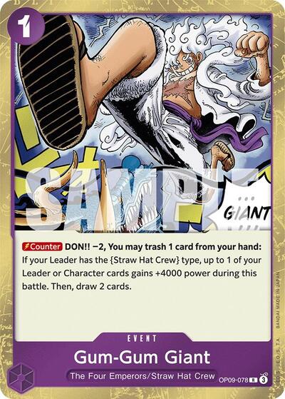 Gum-Gum Giant - (OP09-078) - Emperors in the New World - (Rare)