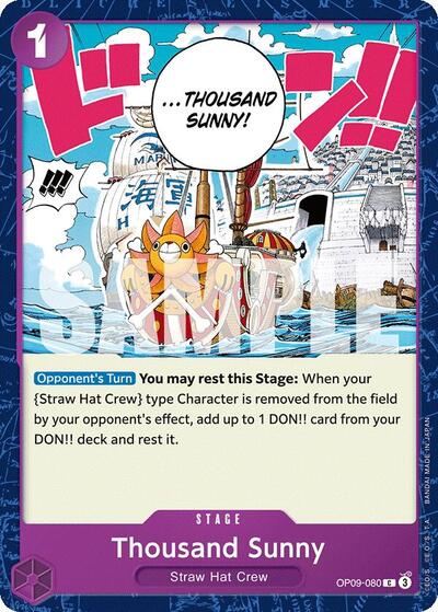 Thousand Sunny - (OP09-080) - Emperors in the New World - (Common)