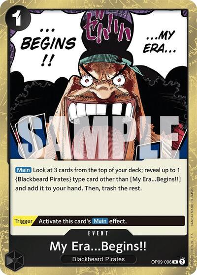 My Era...Begins!! - (OP09-096) - Emperors in the New World - (Rare)