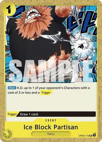 Ice Block Partisan - (OP09-115) - Emperors in the New World - (Uncommon)