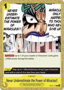 Never Underestimate the Power of Miracles!! - (OP09-116) - Emperors in the New World - (Common)
