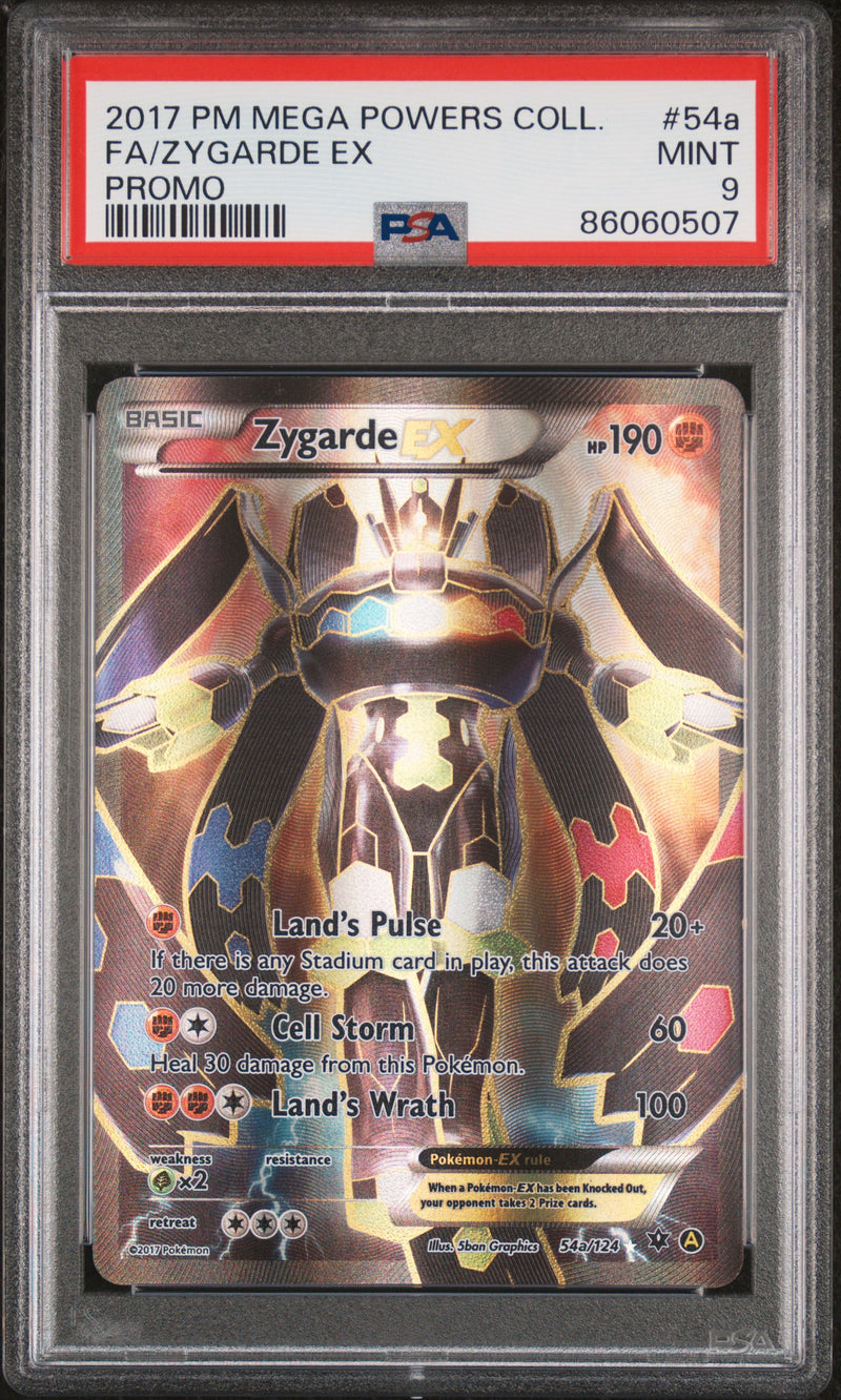 PSA 9 - Mega Powers Promo - Zygarde Ex