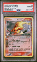PSA 8 - EX Delta Species - Flareon Reverse Holo