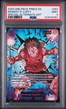 PSA 9 - PRB02- Monkey.D. Luffy SP