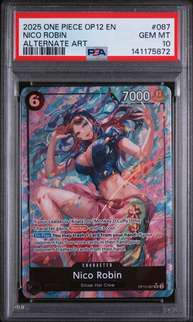 PSA 10 - Legacy of the Master - Nico Robin Alt Art