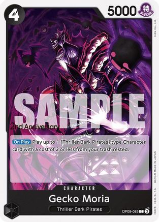 Gecko Moria [Emperors in the New World: 2nd Anniversary Tournament Cards]