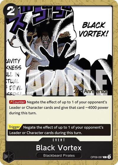 Black Vortex - (OP09-097) - Emperors in the New World: 2nd Anniversary Tournament Cards - (Common)