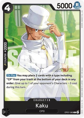 Kaku (Tournament Pack 2025 Vol. 1) - (OP07-080) - One Piece Promotion Cards - (Rare)