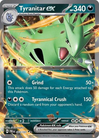 Tyranitar ex - (064/131) - SV: Prismatic Evolutions - (Double Rare)