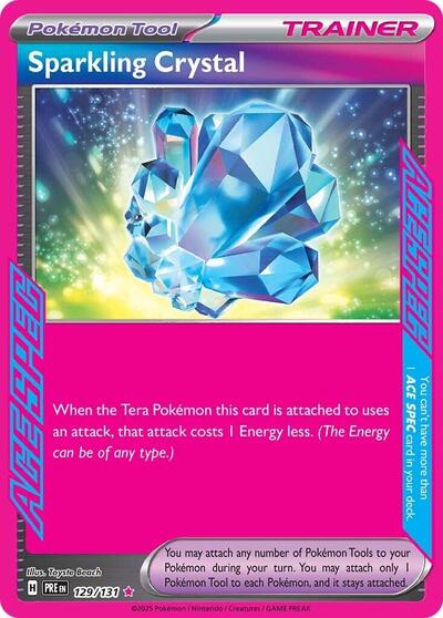 Sparkling Crystal - (129/131) - SV: Prismatic Evolutions - (ACE SPEC Rare)