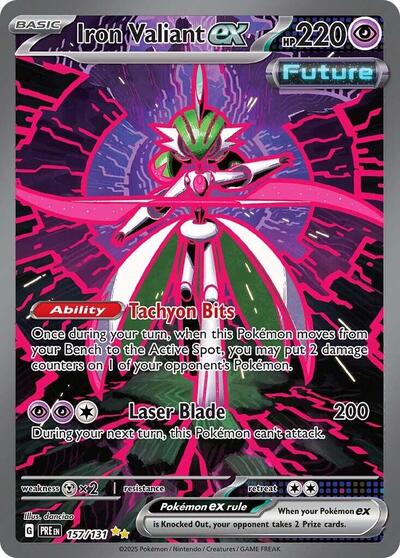 Iron Valiant ex - (157/131) - SV: Prismatic Evolutions - (Special Illustration Rare)