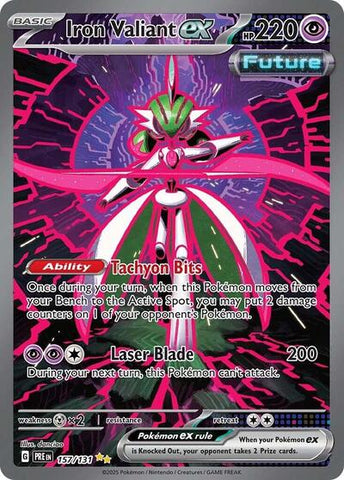 Iron Valiant ex - (157/131) - SV: Prismatic Evolutions - (Special Illustration Rare)