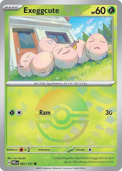 Exeggcute (Poke Ball Pattern) - (001/131) - SV: Prismatic Evolutions - (Common)