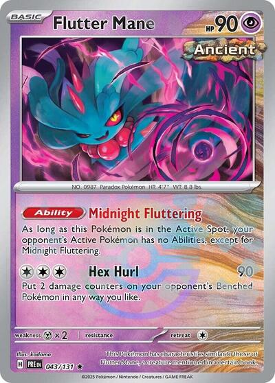 Flutter Mane (Poke Ball Pattern) - (043/131) - SV: Prismatic Evolutions - (Rare)