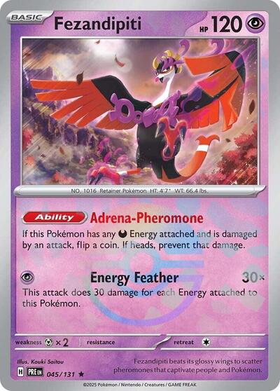Fezandipiti (Poke Ball Pattern) - (045/131) - SV: Prismatic Evolutions - (Rare)
