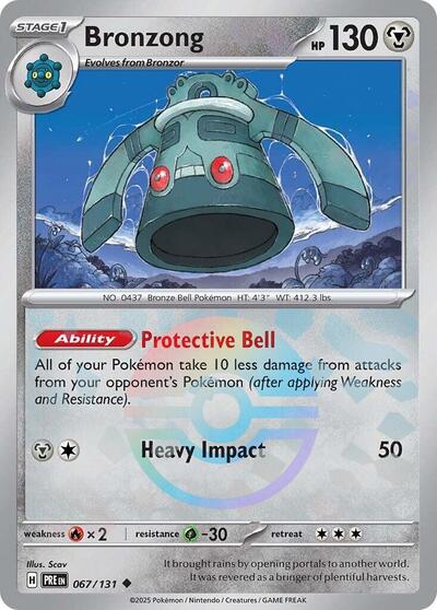 Bronzong (Poke Ball Pattern) - (067/131) - SV: Prismatic Evolutions - (Uncommon)