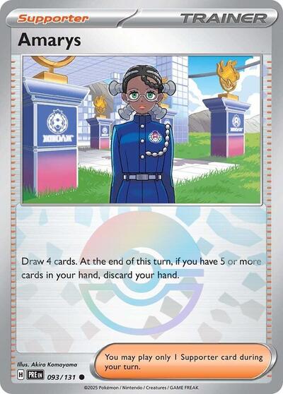 Amarys (Poke Ball Pattern) - (093/131) - SV: Prismatic Evolutions - (Common)