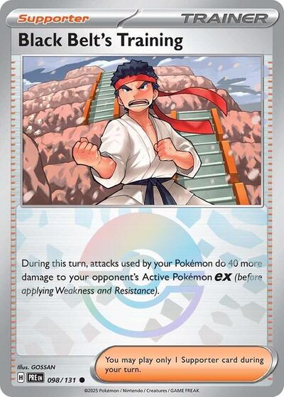 Black Belt's Training (Poke Ball Pattern) - (098/131) - SV: Prismatic Evolutions - (Common)