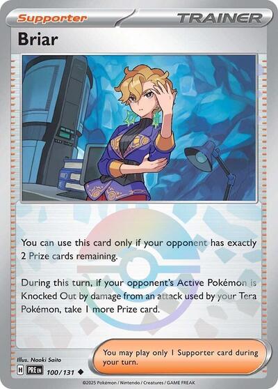 Briar (Poke Ball Pattern) - (100/131) - SV: Prismatic Evolutions - (Uncommon)