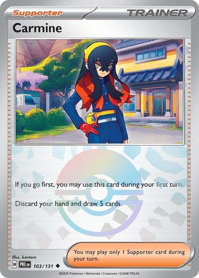Carmine (Poke Ball Pattern) - (103/131) - SV: Prismatic Evolutions - (Uncommon)