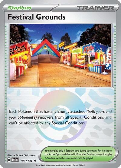 Festival Grounds (Poke Ball Pattern) - (108/131) - SV: Prismatic Evolutions - (Uncommon)