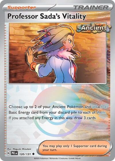 Professor Sada's Vitality (Poke Ball Pattern) - (120/131) - SV: Prismatic Evolutions - (Uncommon)