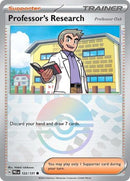 Professor's Research [Professor Oak] (Poke Ball Pattern) - (122/131) - SV: Prismatic Evolutions - (Common)
