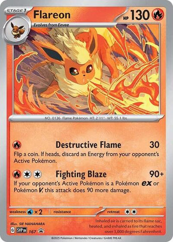 Flareon (Cosmos Holo) - (167) - SV: Scarlet & Violet Promo Cards - (Promo)