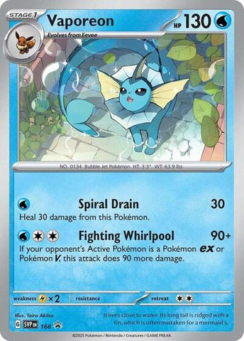 Vaporeon (Cosmos Holo) - (168) - SV: Scarlet & Violet Promo Cards - (Promo)