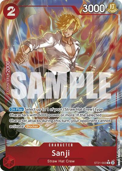 Sanji (Parallel) - (ST21-003) - Starter Deck EX: Gear 5 - (Common)